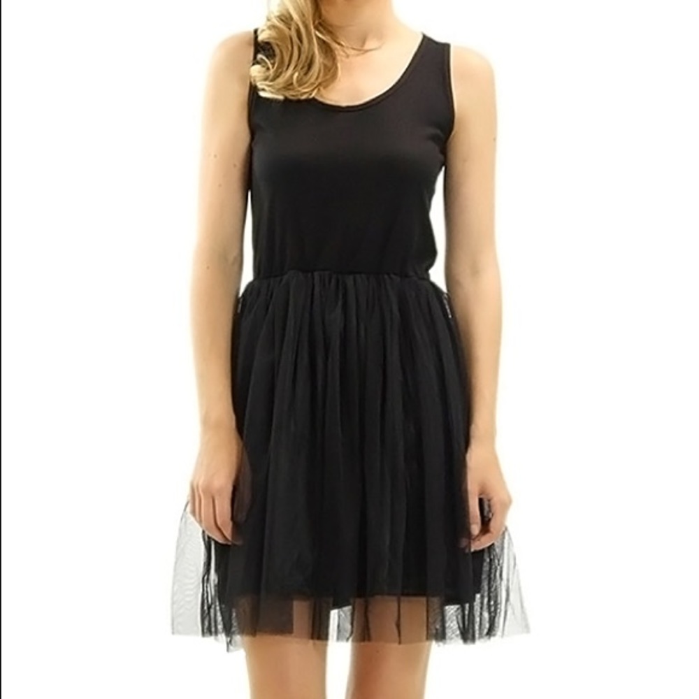 NWOT Tank Style Petti-Pouf Mini Dress